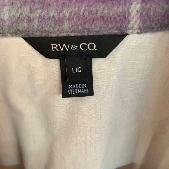 RW & Co purple wool jacket - Picture 2 of 4